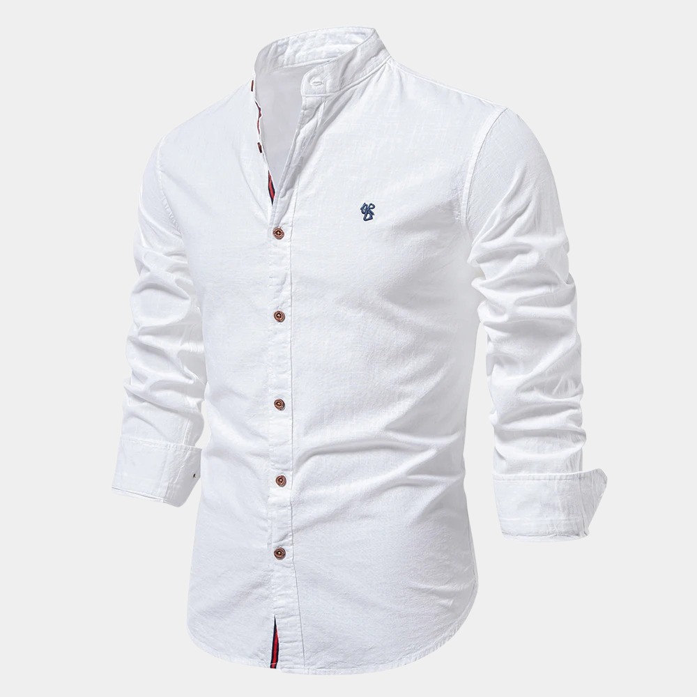 Men's 3/4 Sleeve Button-Up Shirt