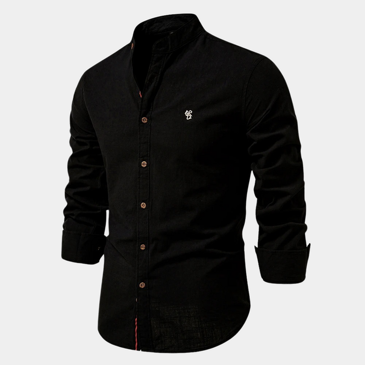 Men's 3/4 Sleeve Button-Up Shirt