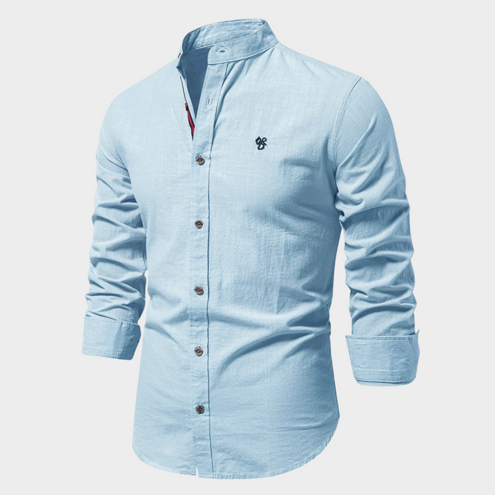 Men's 3/4 Sleeve Button-Up Shirt