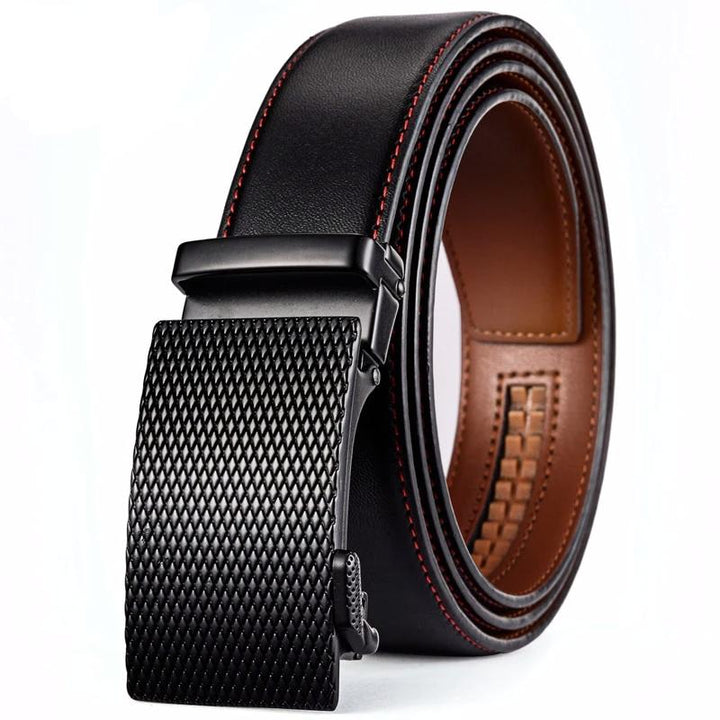 Classic & durable: men’s black leather belt