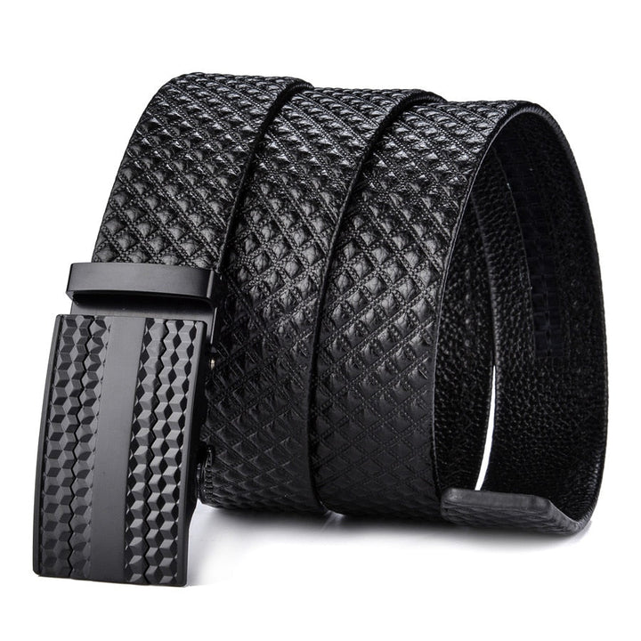 Elegant & Durable: Men’s Black Leather Belt