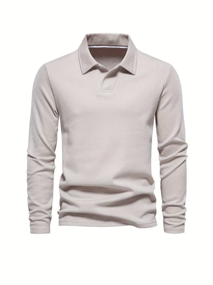 Men’s Long Sleeve Polo Pullover