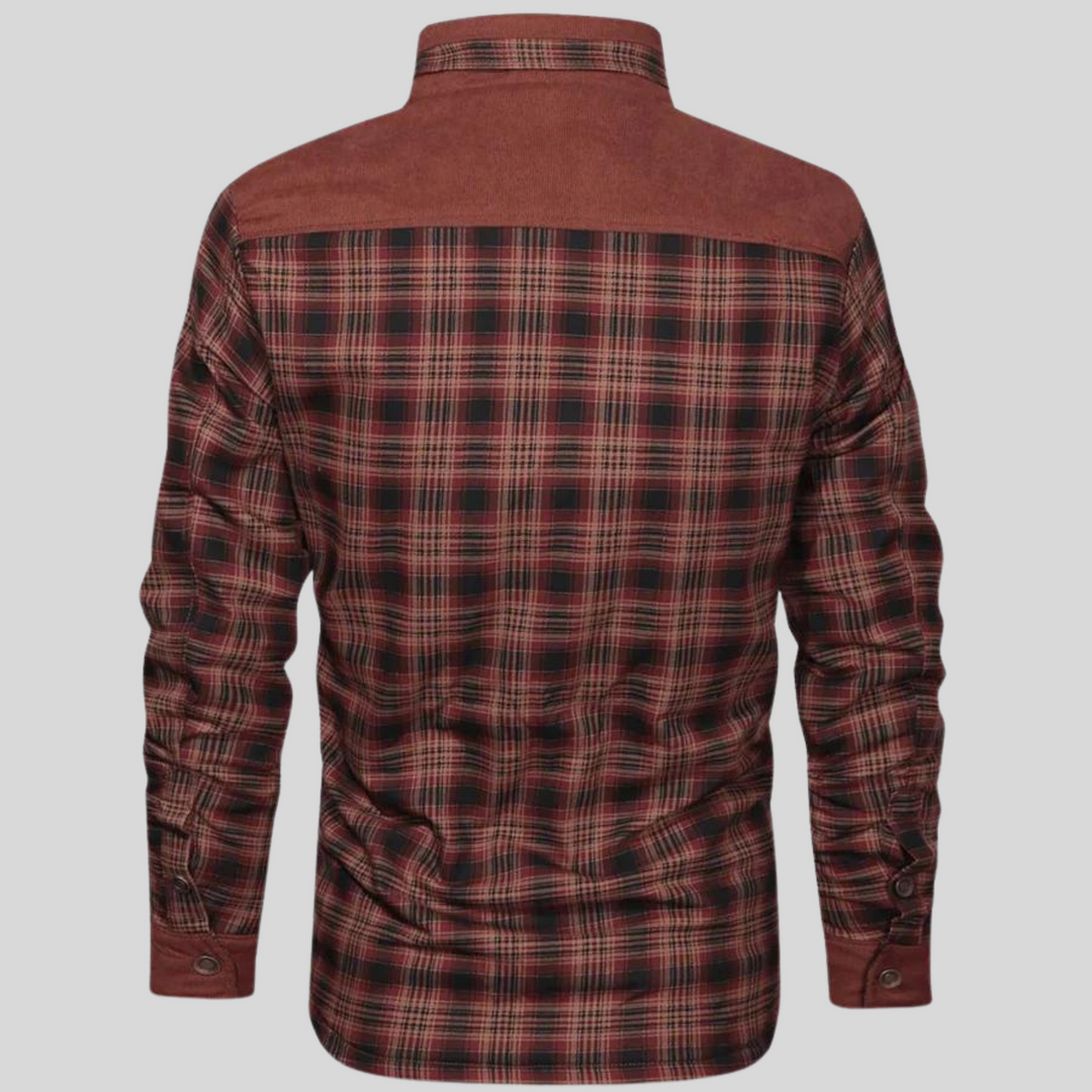 Men's plaid shirt – warm & stylish