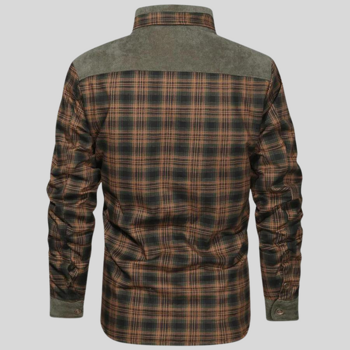 Men's plaid shirt – warm & stylish