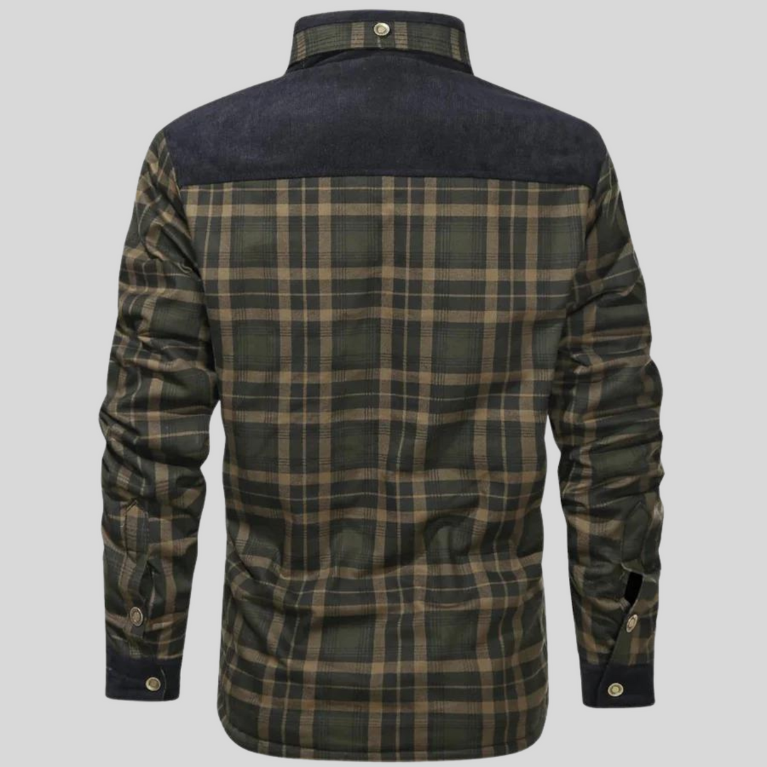 Men's Plaid Shirt – Warm & Stylish