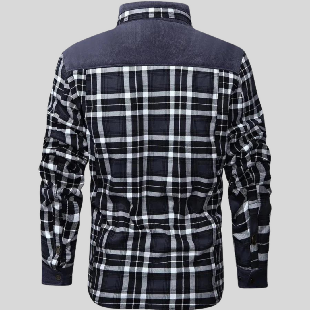 Men's plaid shirt – warm & stylish