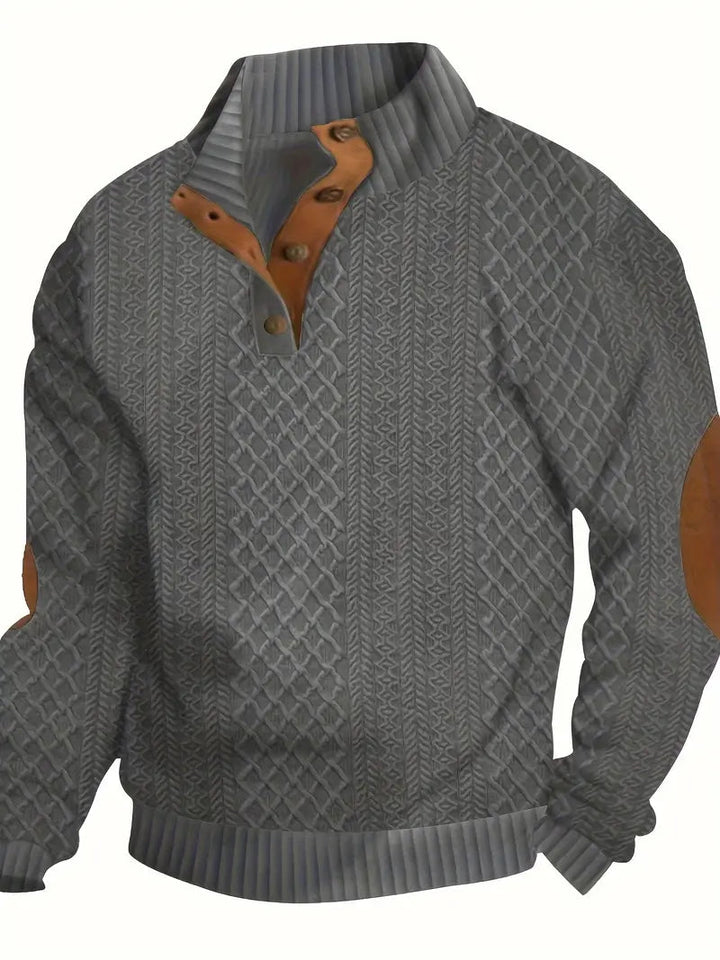 Men’s Retro Knit Sweater – Soft & Breathable