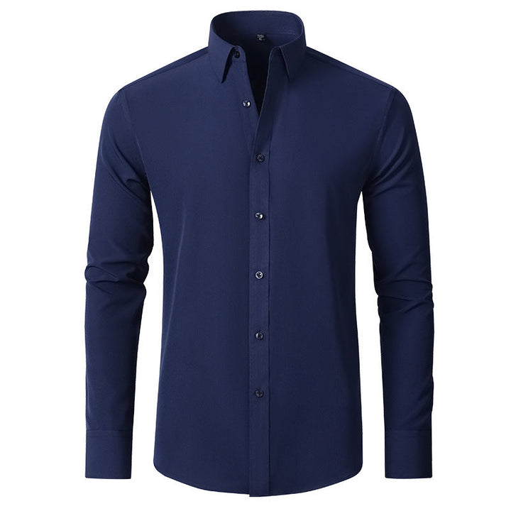 Men’s stretchable wrinkle-free dress shirt –