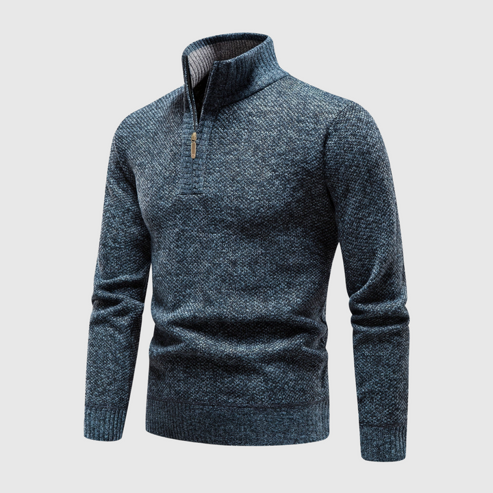 Men’s Half Zipper Sweater – Soft, Breathable