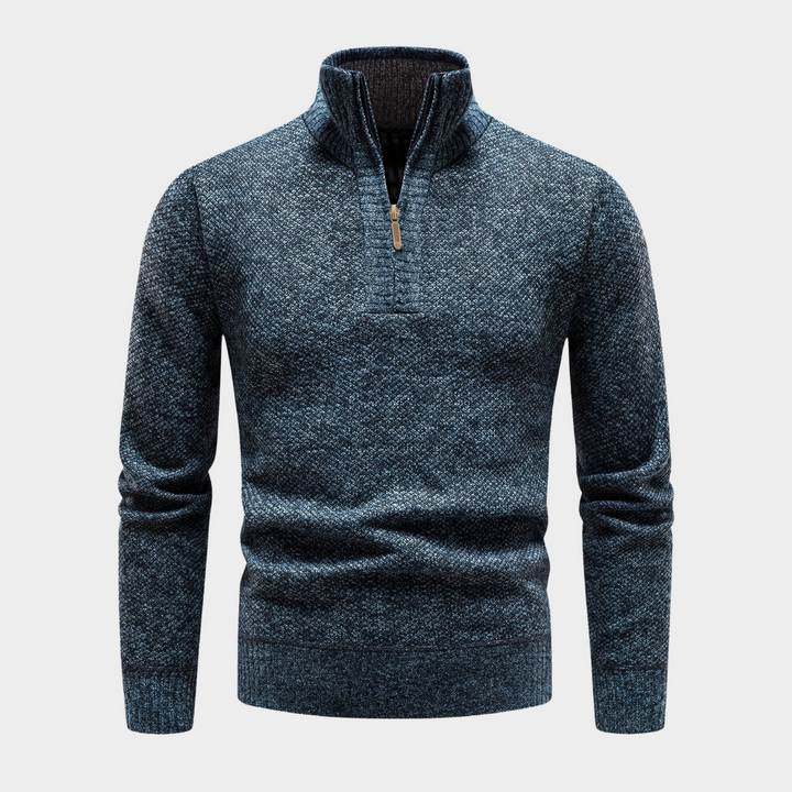 Men’s Half Zipper Sweater – Soft, Breathable