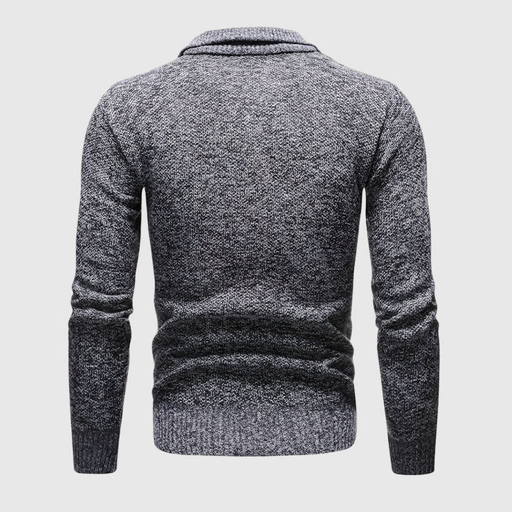 Men’s Half Zipper Sweater – Soft, Breathable