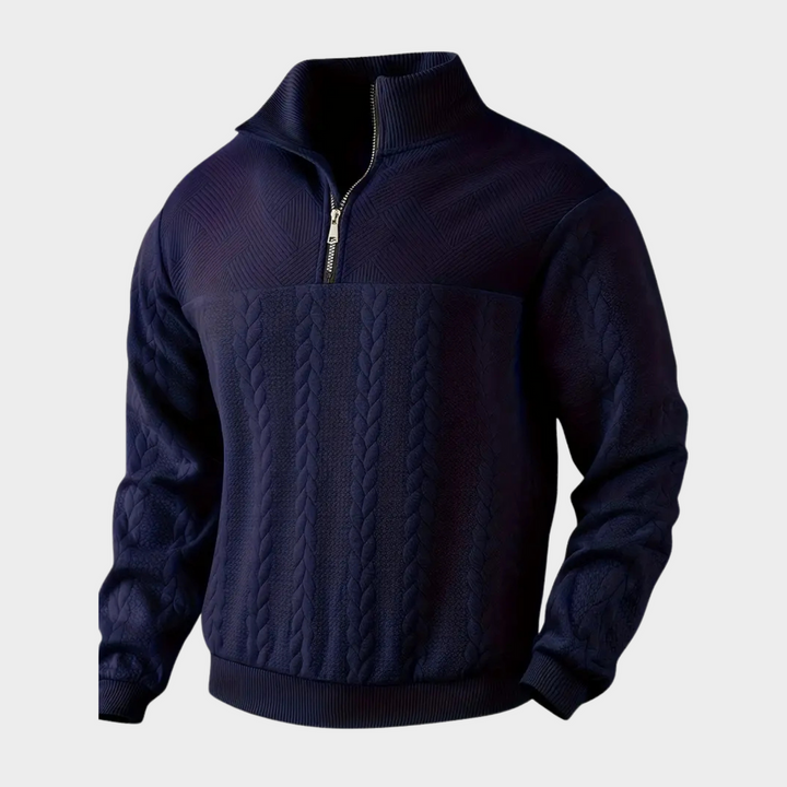 Men’s Zip Sweater – Comfortable & Versatile