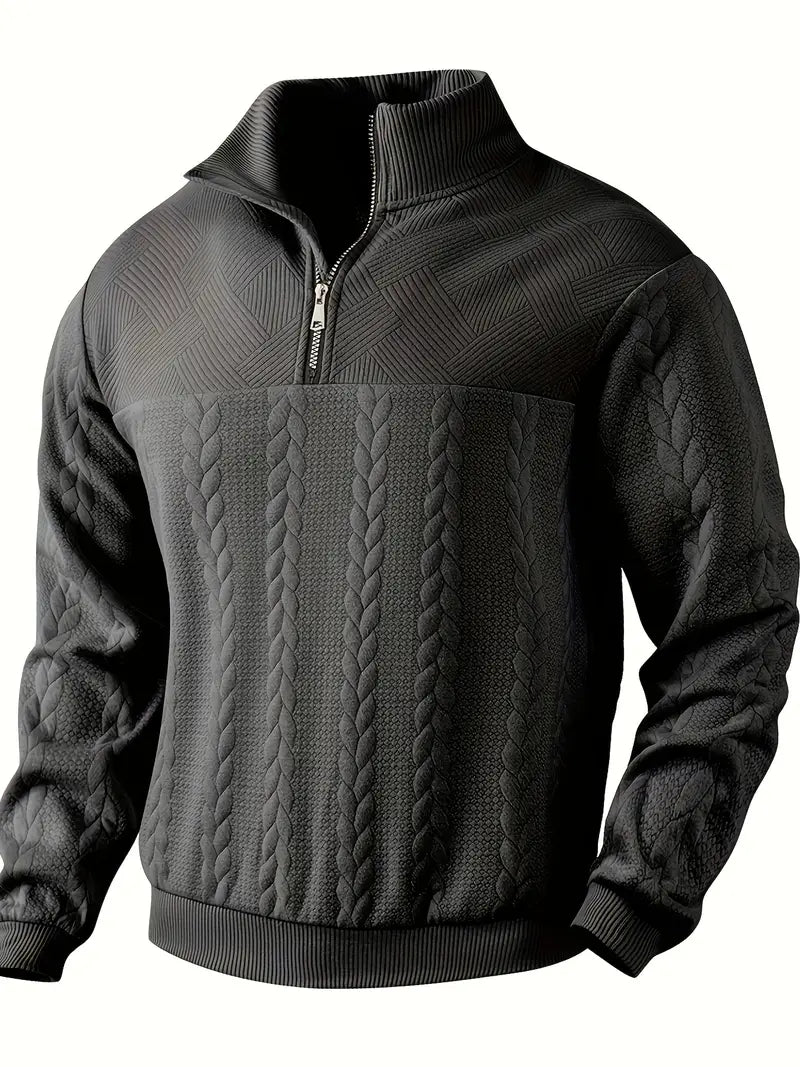 Men’s Zip Sweater – Comfortable & Versatile