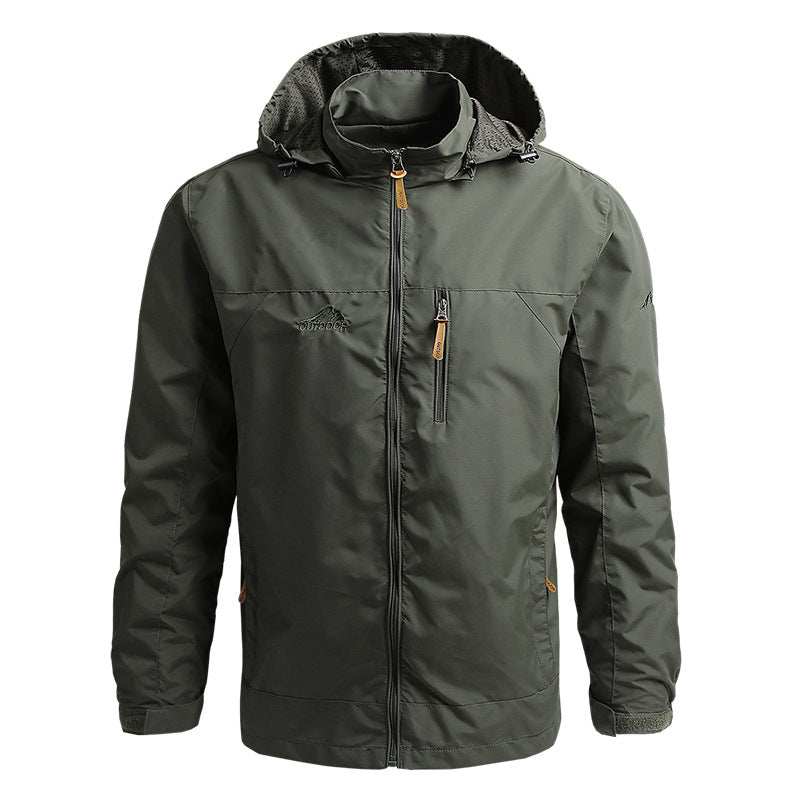 Water-Resistant Softshell Jacket with Secure Pockets