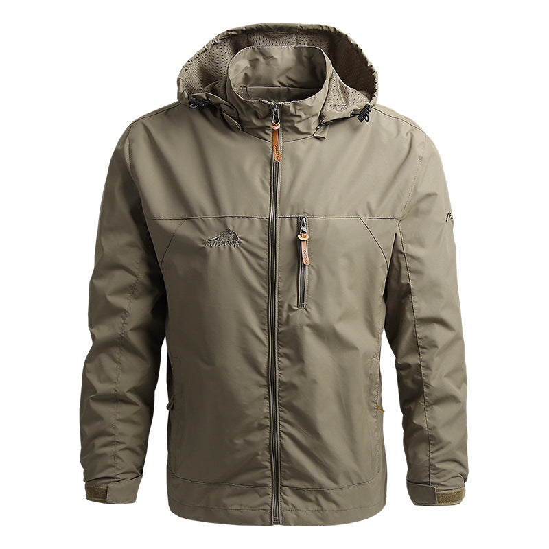 Water-Resistant Softshell Jacket with Secure Pockets